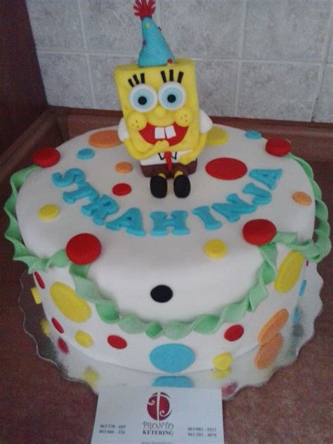 Sundjer Bob Torta Sponge Bob Cake Spongebob Cake Cake Desserts