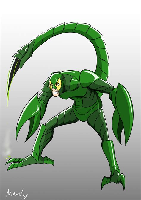 Marvel Scorpion Redesign By Moodycloudartz On Deviantart