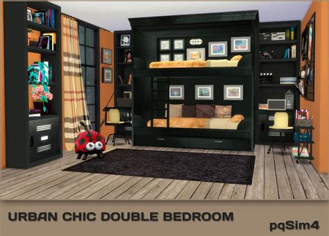 My Sims 4 Blog Urban Chic Bunk Beds By Pqsim4