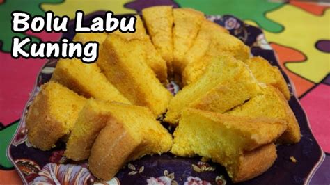 500 gr labu kuning, dikukus lalu dihaluskan. Resep Cara Membuat Bolu Labu Kuning - YouTube