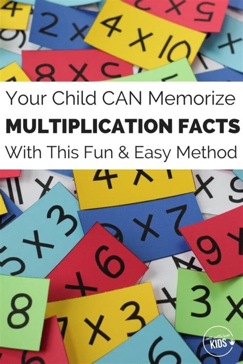 Dummies helps everyone be more knowledgeable and confident in applying what they know. Your Child CAN Memorize Multiplication Math Facts With ...