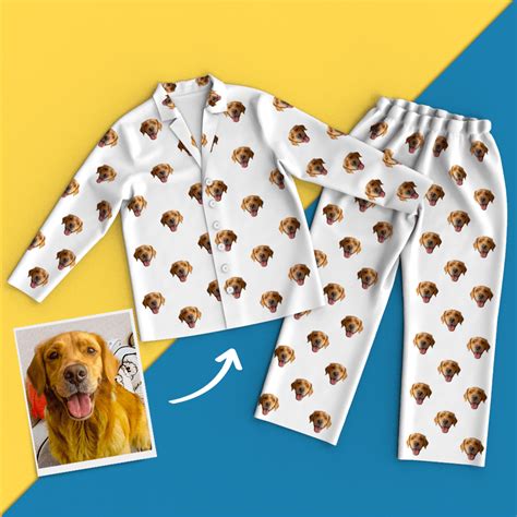 Custom Face Pajamas Home Pajamas Dog Myfacesocks