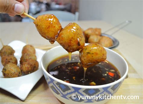 Homemade Fishball With Fishball Sauce Yummy Kitchen
