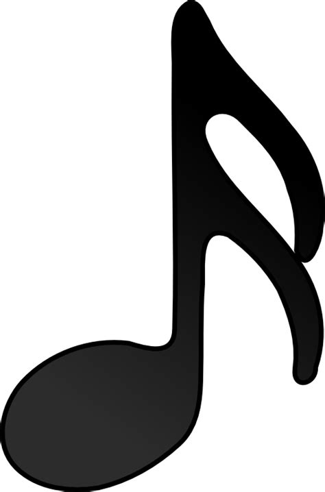 Sixteenth Note Stem Facing Up Clipart I2clipart Royalty Free Public