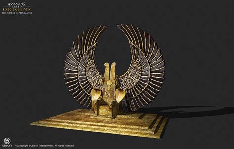 Tutankhamun Throne Afterlife Erin Abeo On Artstation At Artwork