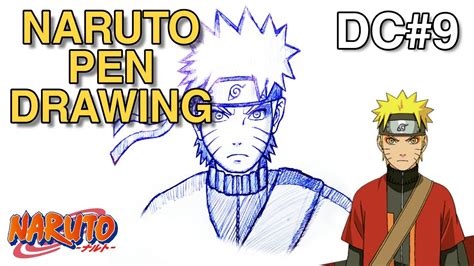 Naruto Pen Drawing December Challenge 9 Youtube