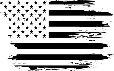 Download Cricut American Flag Svg File Free Png Download Black And