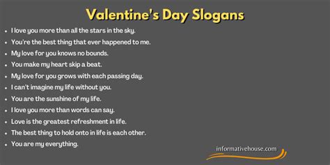 Romantic Cute Valentines Day Slogans To Impress Your Partner