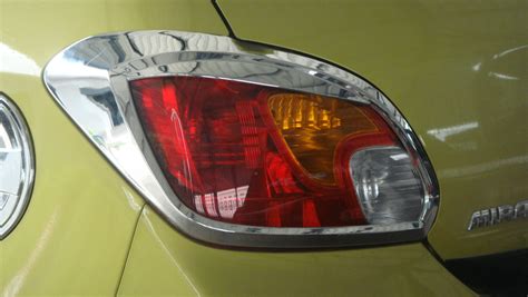 2012 14 15 Tail Lamp Light Cover Chrome Trim Fits Mitsubishi Mirage