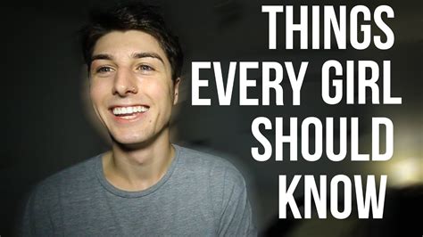 things every girl should know youtube