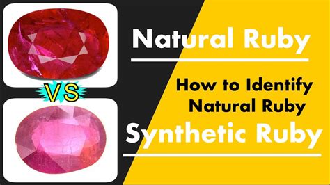 Natural Ruby Vs Synthetic Ruby How To Identify Natural Ruby