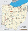 Ohio (Estados Unidos): Mapa E Información
