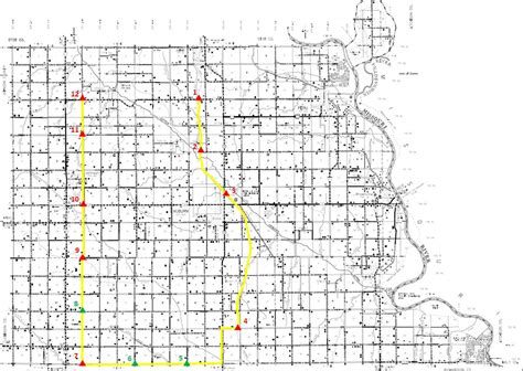 United States Geological Survey Nebraska Traverse Stations