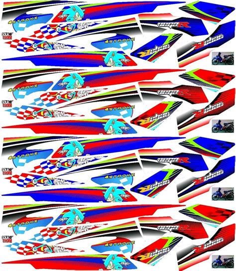 Stiker sporty buat vega r new : Jual STRIPING VARIASI NEW VEGA R STICKER MOTOR STIKER di ...