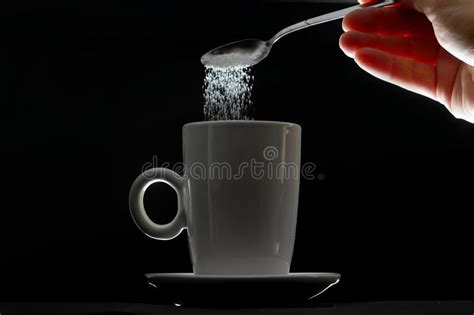 Sugar Pouring From A Spoon Stock Image Image Of Cooking 159834085