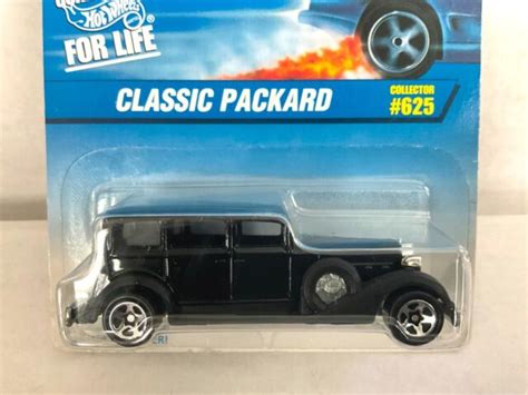 hot wheels classic packard collector 625 sp5 black 1934 sedan 3920 moc 1996 card for sale online