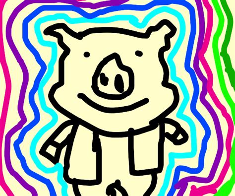 Enchanted Porky Pig Drawception