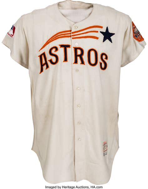 1965 Houston Astros Game Worn Jersey Baseball Collectibles Lot