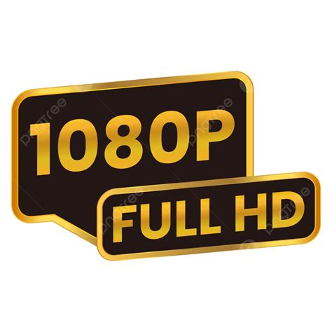 Gambar Label Full Hd Emas Gaya Kecepatan 1080p Vektor 1080p 1080p