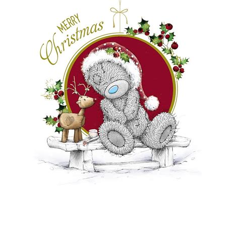 Me To You Merry Christmas Bear Christmas Card Tatty Teddy Bear Ebay