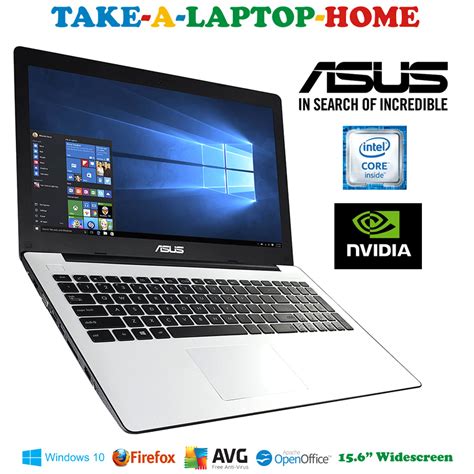 Asus F555l White Laptop Nvidia Geforce Graphics 156″ Big 12gb Ram