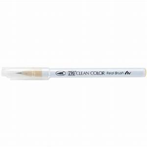 Zig Clean Color Real Brush Marker Mustard 847340010197