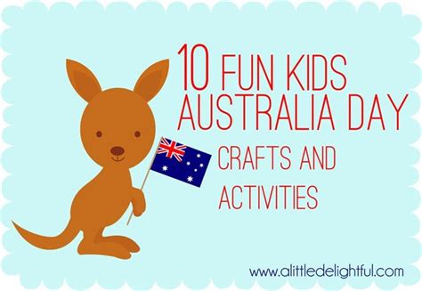 10 Australia Day Crafts And Activities A Little Delightful Prek