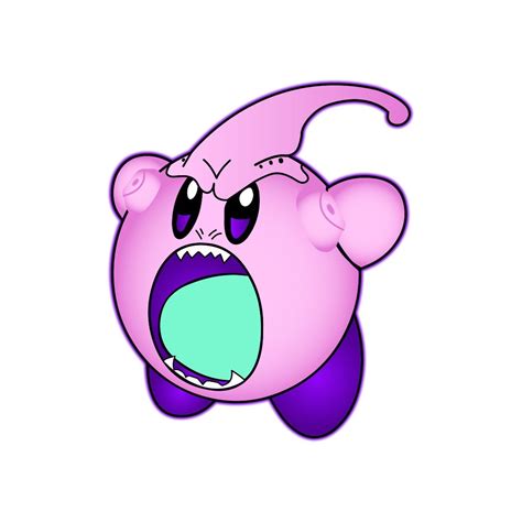 Kirby X Buu Dragonball Pokemon Vaporwave Lean Purple