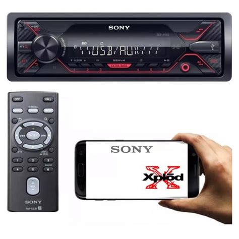 Auto Radio Sony Xplod Dsx A110 Entrada Usb Mp3 Mega Bass Rca