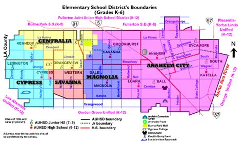 Schools Boundaries • Page Anaheim Uhsd