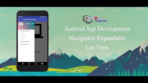 Android Development Tutorial Navigation Drawer With Expandable List