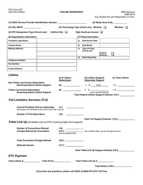 Fcc Form 497 ≡ Fill Out Printable Pdf Forms Online