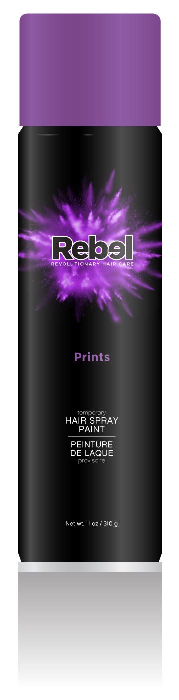 Likewise, if you want paint for cars, you'll need to shop for an automotive paint. Prints - Temporary Hair Spray Paint - Rebel Hair Care