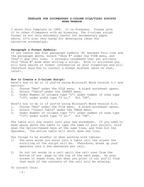Worksheets For Play Script Format Template