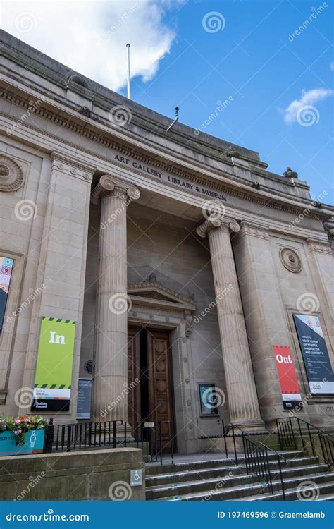 Exterior Of Art Gallery Library And Museum Bolton Lancashire July 2020