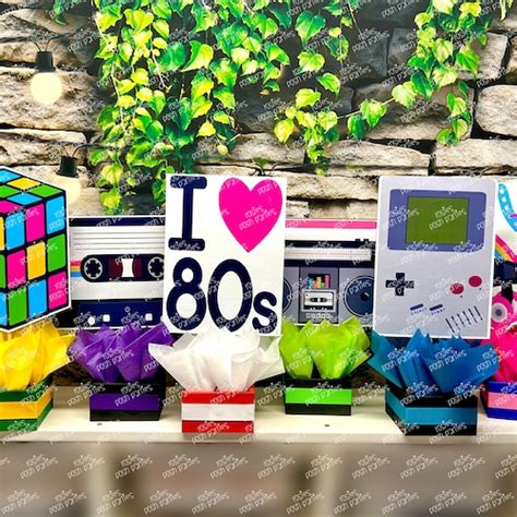 80s Centerpiece I Love The 80s Centerpiece 80s Party Etsy