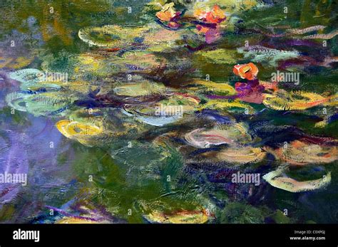 Detail Water Lilies 1919 By Claude Monet Stock Photo Alamy