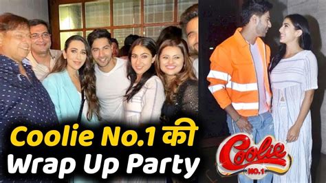 Coolie No 1 की Wrap Up Party में Varun Sara के साथ कई Stars ने किया धमाल Youtube