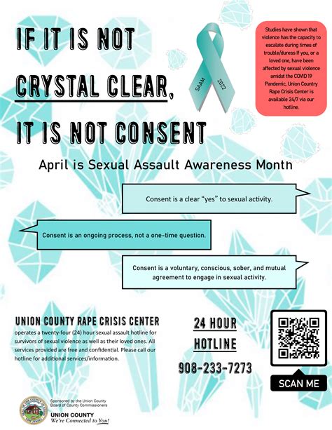Union County Supports Sexual Assault Awareness Month In April County