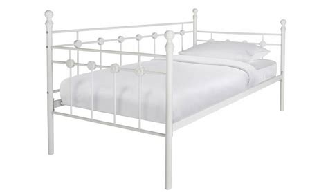 Maybe you would like to learn more about one of these? Buy Argos Home Abigail Single Metal Day Bed Frame - White ...