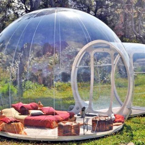 Clear Inflatable Dome Tent Bubble Tents Outdoor Transparent Camping