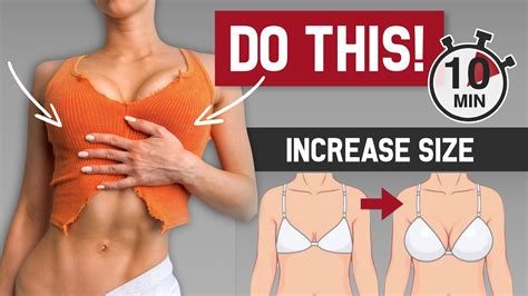Min Boob Lift Workout To Increase Chest Size Naturally At Home No Equipment Exercises Youtube