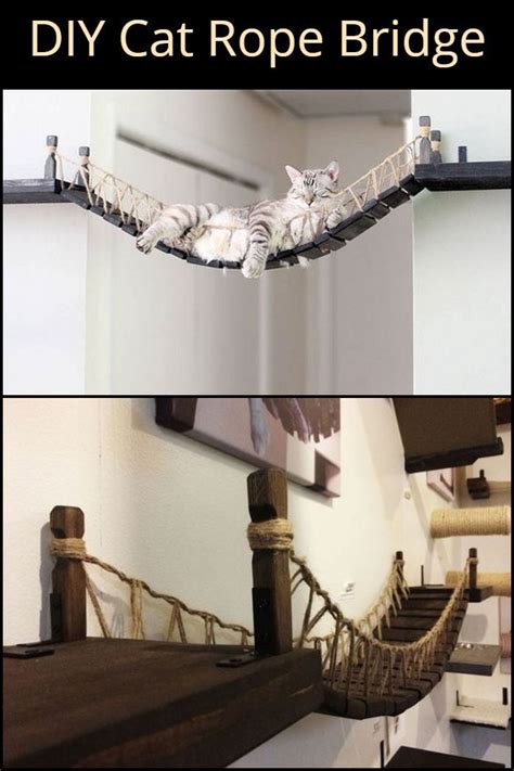This Diy Cat Rope Bridge Is A Really Nice Project For Your Beloved Pet