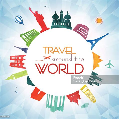 Travel Around The World Stock Vector Art 467657278 Istock