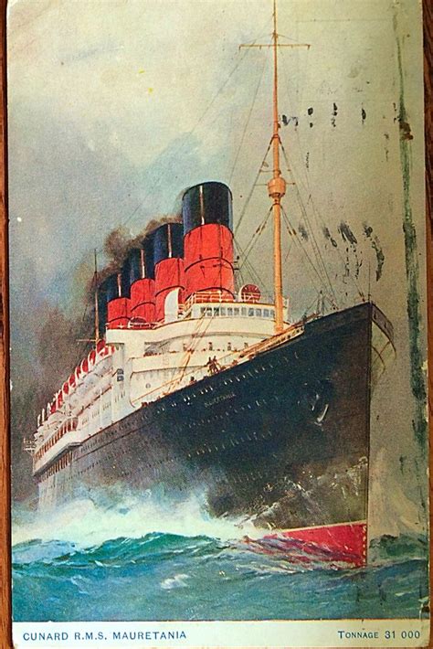 Rms Mauretania Cunard Mauretania Rms Mauretania Ship Paintings