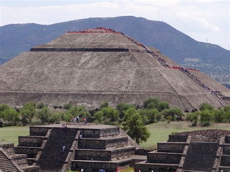 Gambar Gunung Monumen Mexico Reruntuhan Dataran Piramid Situs