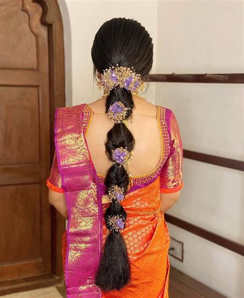 21 open hairstyles for saree hairstyle catalog