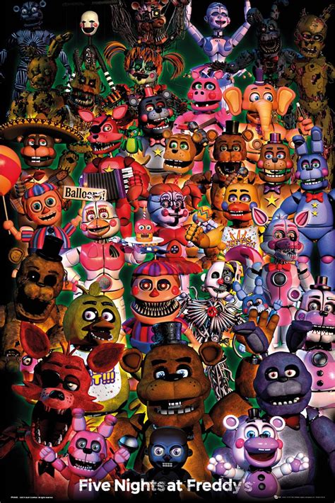 Five Nights At Freddys Ultimate Group Maxi Poster Buy Online At