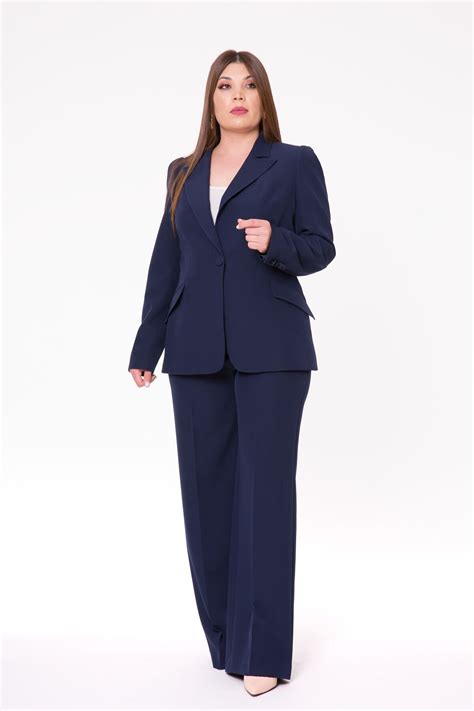Navy Blue Womens Suit