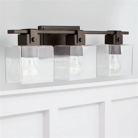 Here, you can find stylish oil rubbed bronze vanity lighting that cost less than you thought possible. Rosecliff Heights Talkington 3-Light Dimmable Oil Rubbed ...